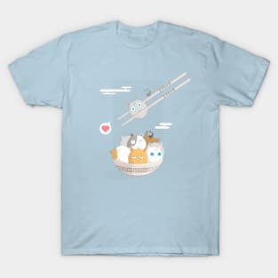 japanese food cat nikoman T-Shirt